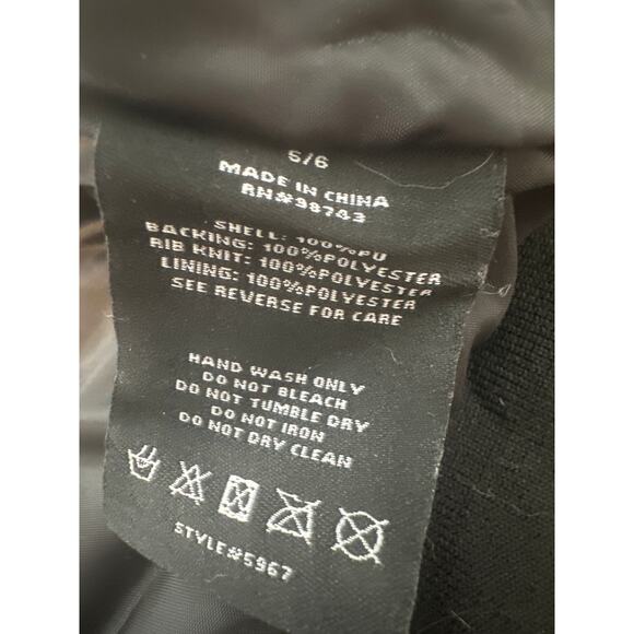 Urban Republic Girls 4-6x Metallic Glitter Bomber Jacket (Gold 5/6) - Picture 6 of 6